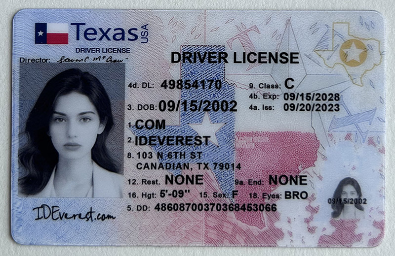 Buy Texas ID from ideverest