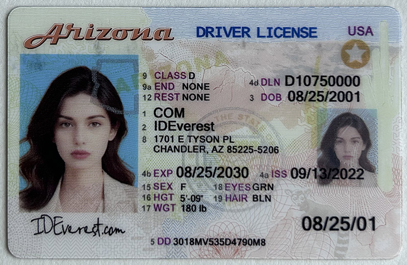 Buy Popular Scannable Arizona Fake ID Ca