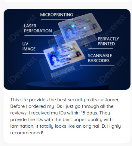 Where can I buy a high-quality scanned fake ID and how can I tell its quality?